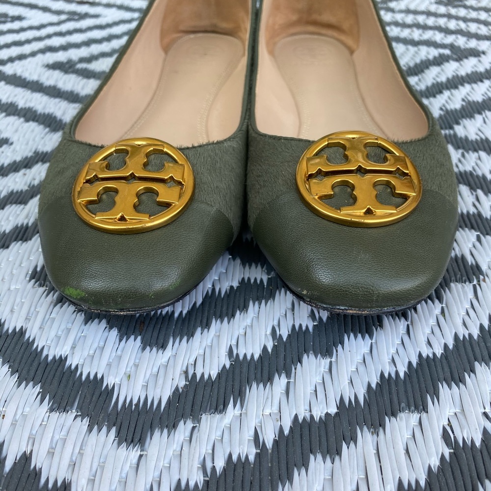Tory Burch Chelsea Cap Toe Ballet Flats - Picture 10 of 15